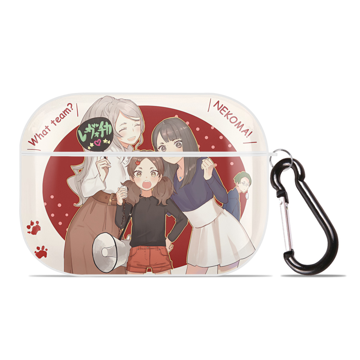（画像用） ハイキュー!! Haikyu!! 【AirPods Pro用】ハードシェル保護ケース 耐衝撃・防指紋・カラビナ付き商品仕様