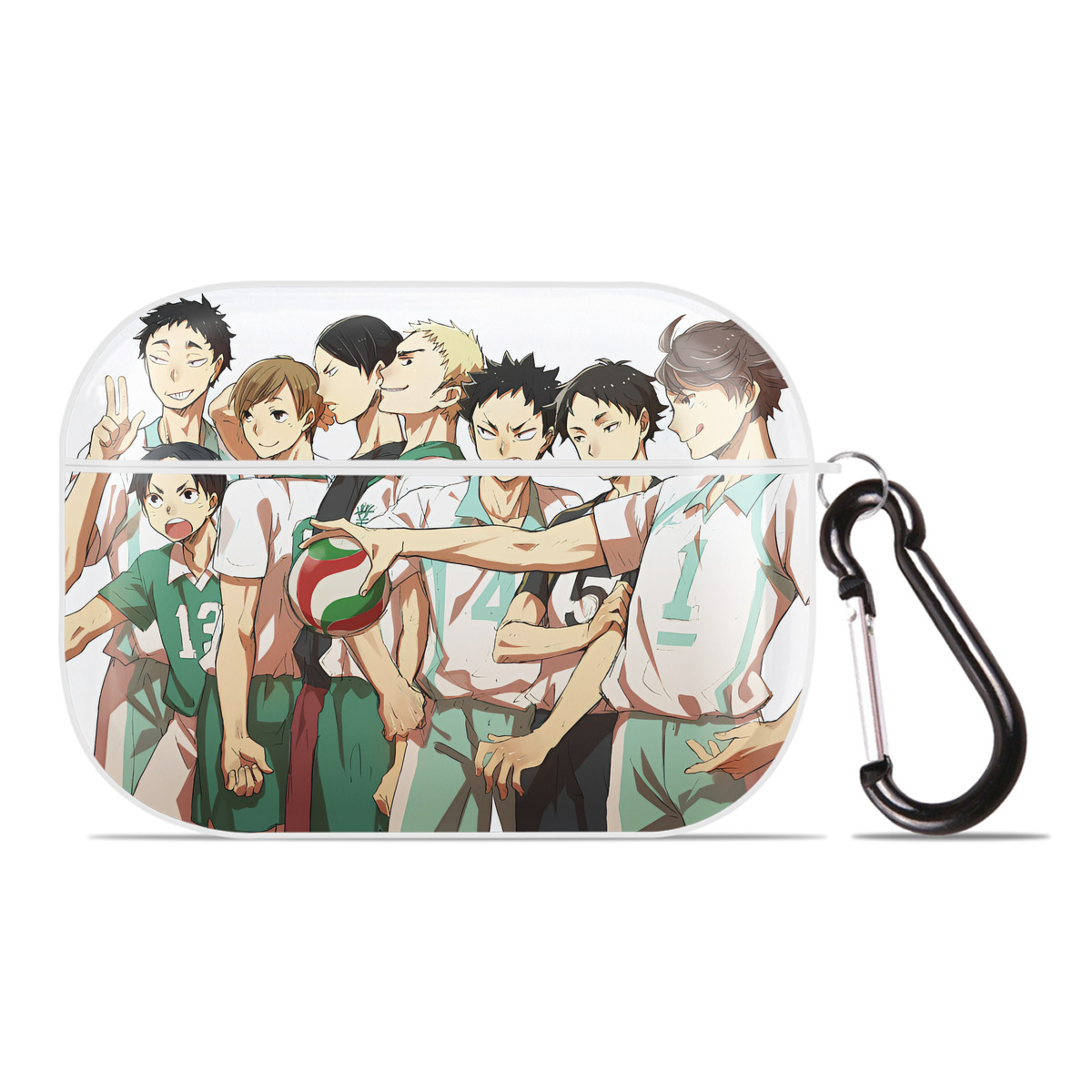 （画像用） ハイキュー!! Haikyu!! 【AirPods Pro用】ハードシェル保護ケース 耐衝撃・防指紋・カラビナ付き商品仕様