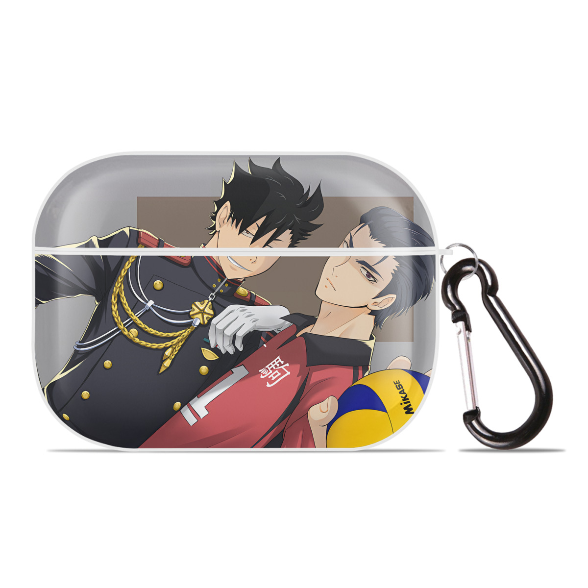 （画像用） ハイキュー!! Haikyu!! 【AirPods Pro用】ハードシェル保護ケース 耐衝撃・防指紋・カラビナ付き商品仕様