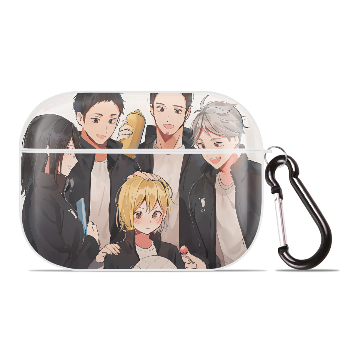 （画像用） ハイキュー!! Haikyu!! 【AirPods Pro用】ハードシェル保護ケース 耐衝撃・防指紋・カラビナ付き商品仕様