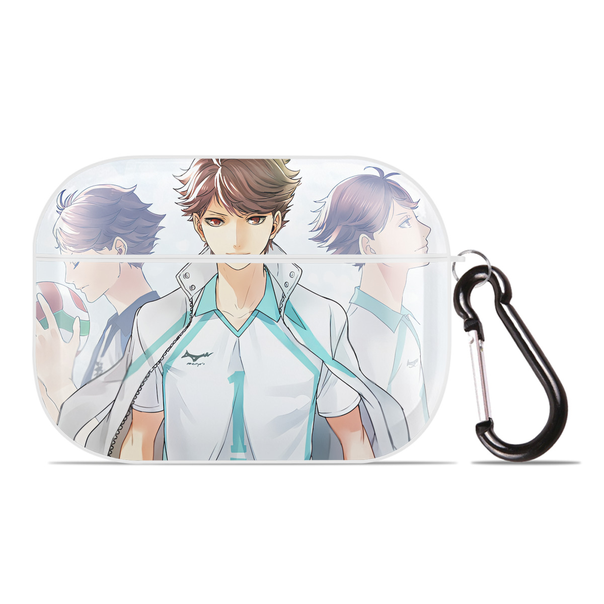 （画像用） ハイキュー!! Haikyu!! 【AirPods Pro用】ハードシェル保護ケース 耐衝撃・防指紋・カラビナ付き商品仕様