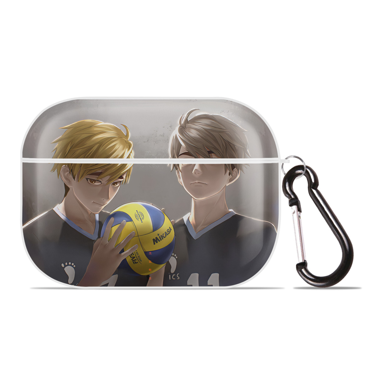 （画像用） ハイキュー!! Haikyu!! 【AirPods Pro用】ハードシェル保護ケース 耐衝撃・防指紋・カラビナ付き商品仕様