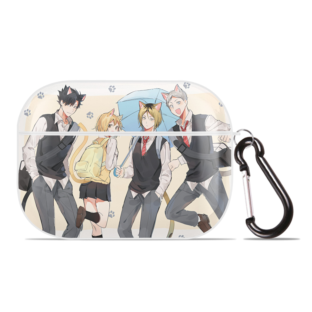 （画像用） ハイキュー!! Haikyu!! 【AirPods Pro用】ハードシェル保護ケース 耐衝撃・防指紋・カラビナ付き商品仕様