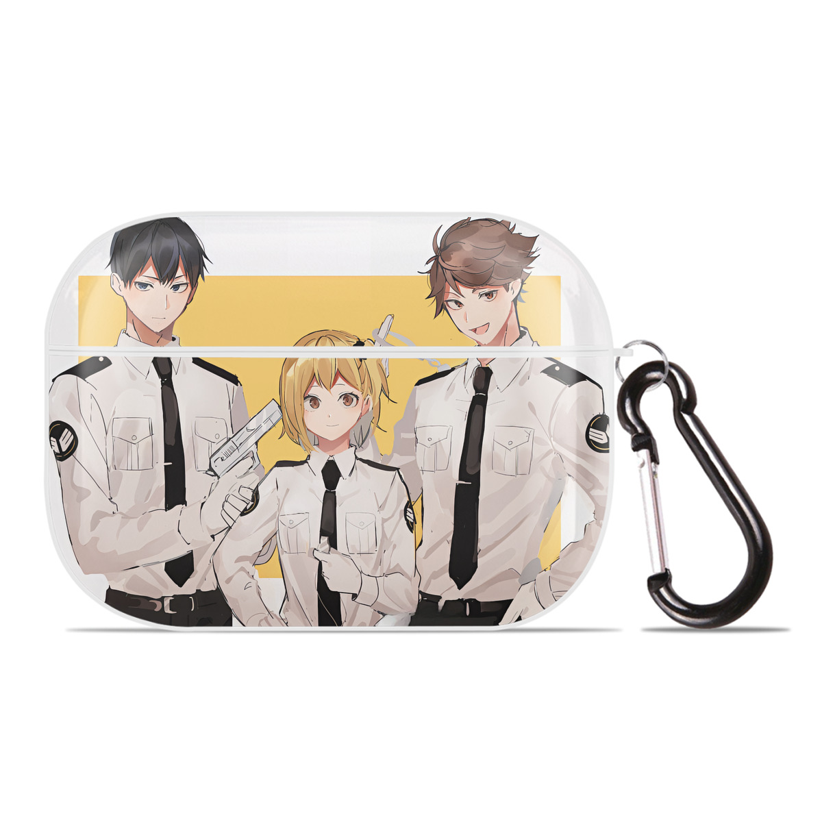 （画像用） ハイキュー!! Haikyu!! 【AirPods Pro用】ハードシェル保護ケース 耐衝撃・防指紋・カラビナ付き商品仕様