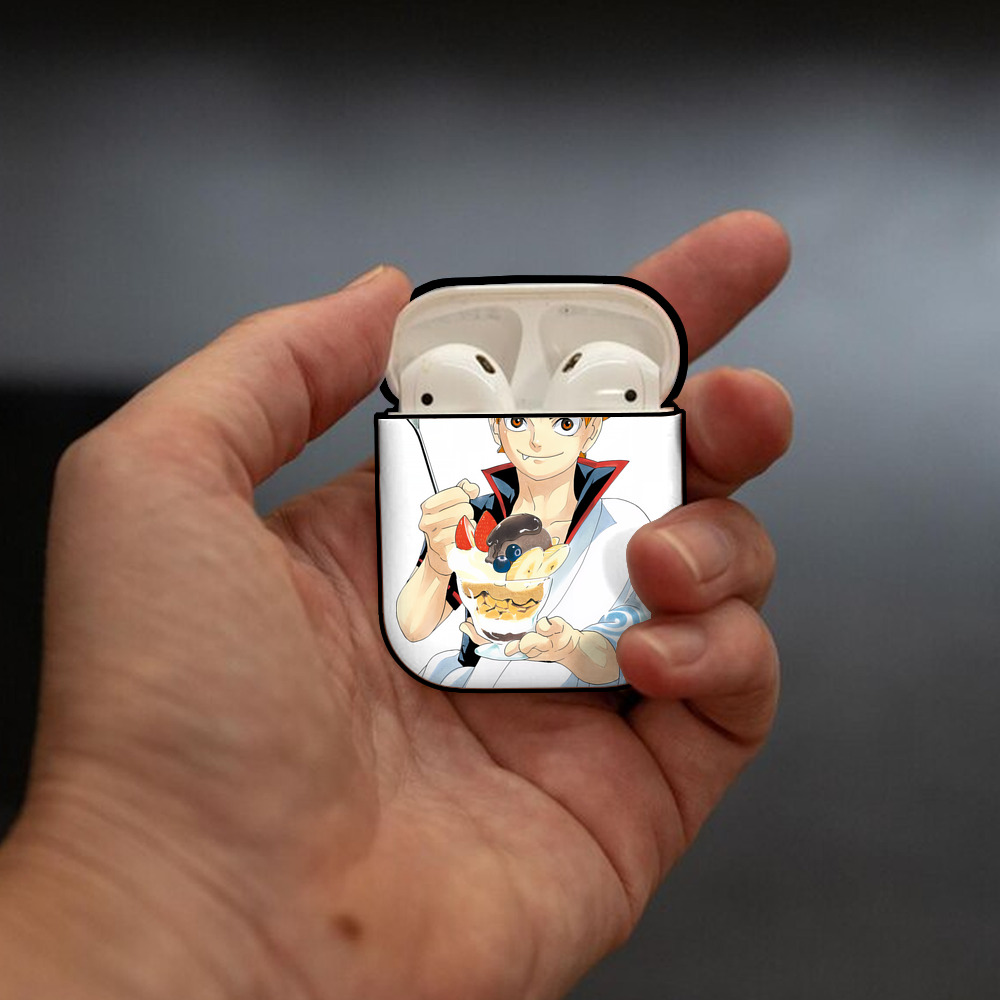 ハイキュー!! Haikyu!! AirPods 第2世代保護ケース ハードシェル ブラック 耐衝撃・防指紋・カラビナ付き