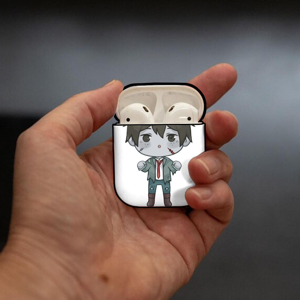 ハイキュー!! Haikyu!! AirPods 第2世代保護ケース ハードシェル ブラック 耐衝撃・防指紋・カラビナ付き