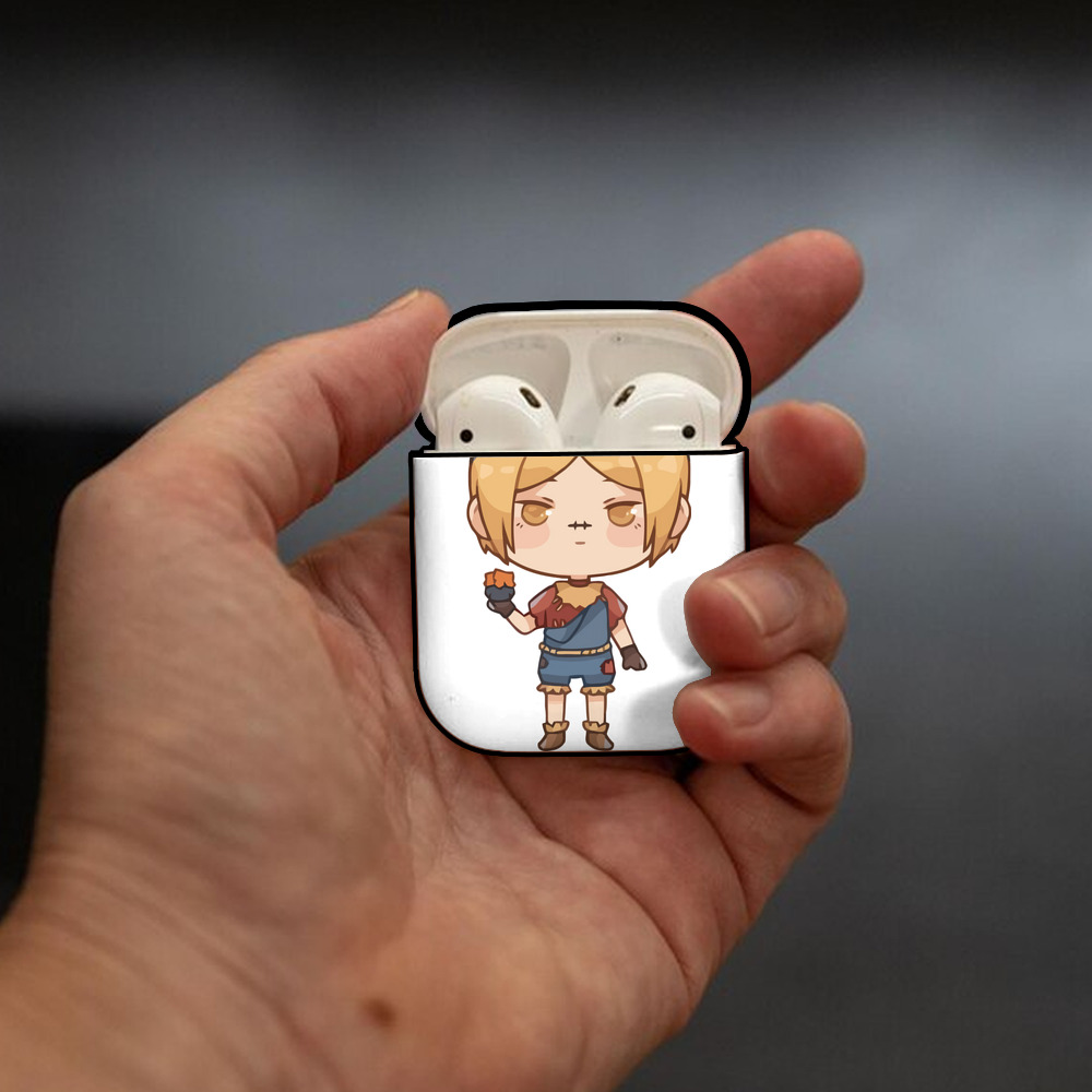 ハイキュー!! Haikyu!! AirPods 第2世代保護ケース ハードシェル ブラック 耐衝撃・防指紋・カラビナ付き