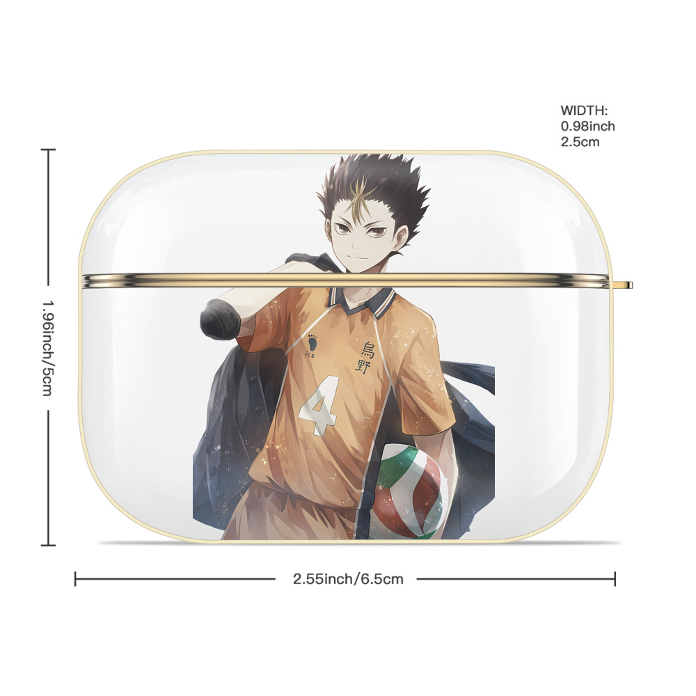 ハイキュー!! Haikyu!! 【AirPods Pro用】ハードシェル保護ケース｜耐衝撃・防指紋・カラビナ付き商品仕様