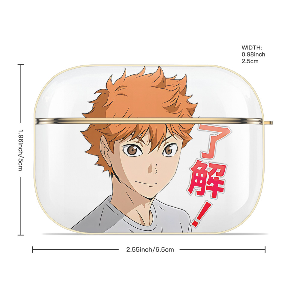 ハイキュー!! Haikyu!! 【AirPods Pro用】ハードシェル保護ケース｜耐衝撃・防指紋・カラビナ付き商品仕様