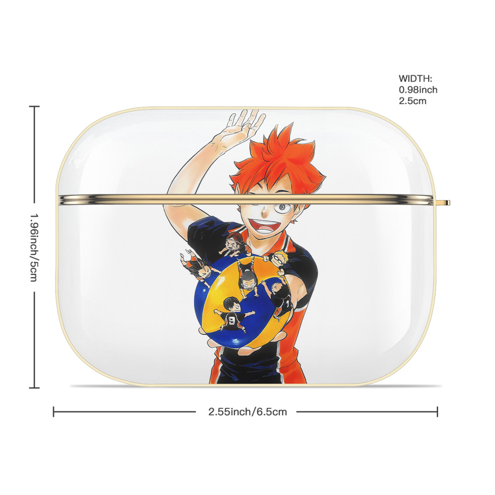 ハイキュー!! Haikyu!! 【AirPods Pro用】ハードシェル保護ケース｜耐衝撃・防指紋・カラビナ付き商品仕様