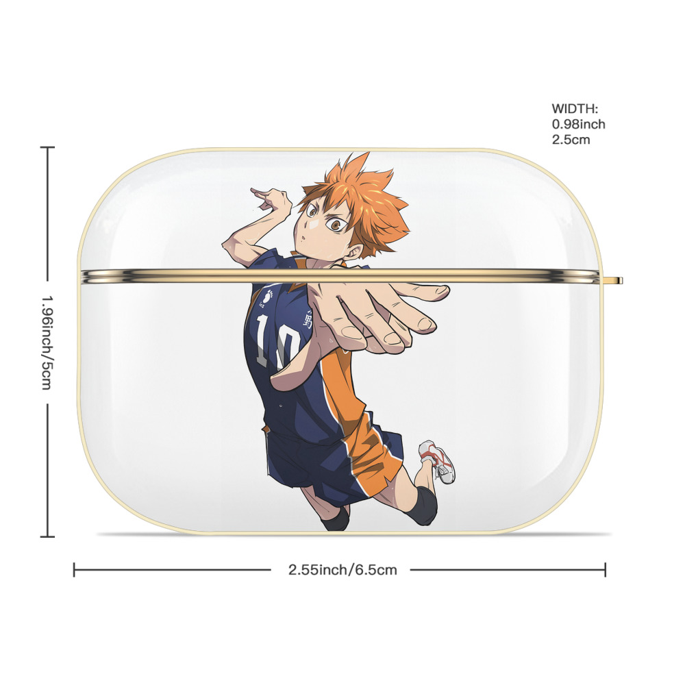 ハイキュー!! Haikyu!! 【AirPods Pro用】ハードシェル保護ケース｜耐衝撃・防指紋・カラビナ付き商品仕様