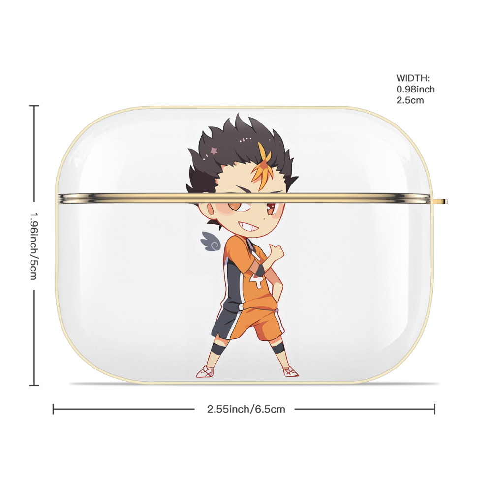 ハイキュー!! Haikyu!! 【AirPods Pro用】ハードシェル保護ケース｜耐衝撃・防指紋・カラビナ付き商品仕様