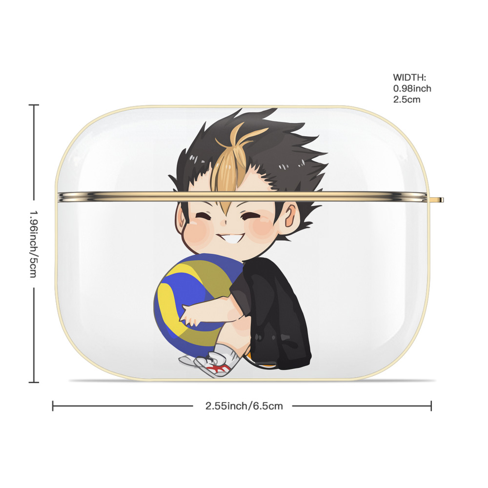 ハイキュー!! Haikyu!! 【AirPods Pro用】ハードシェル保護ケース｜耐衝撃・防指紋・カラビナ付き商品仕様