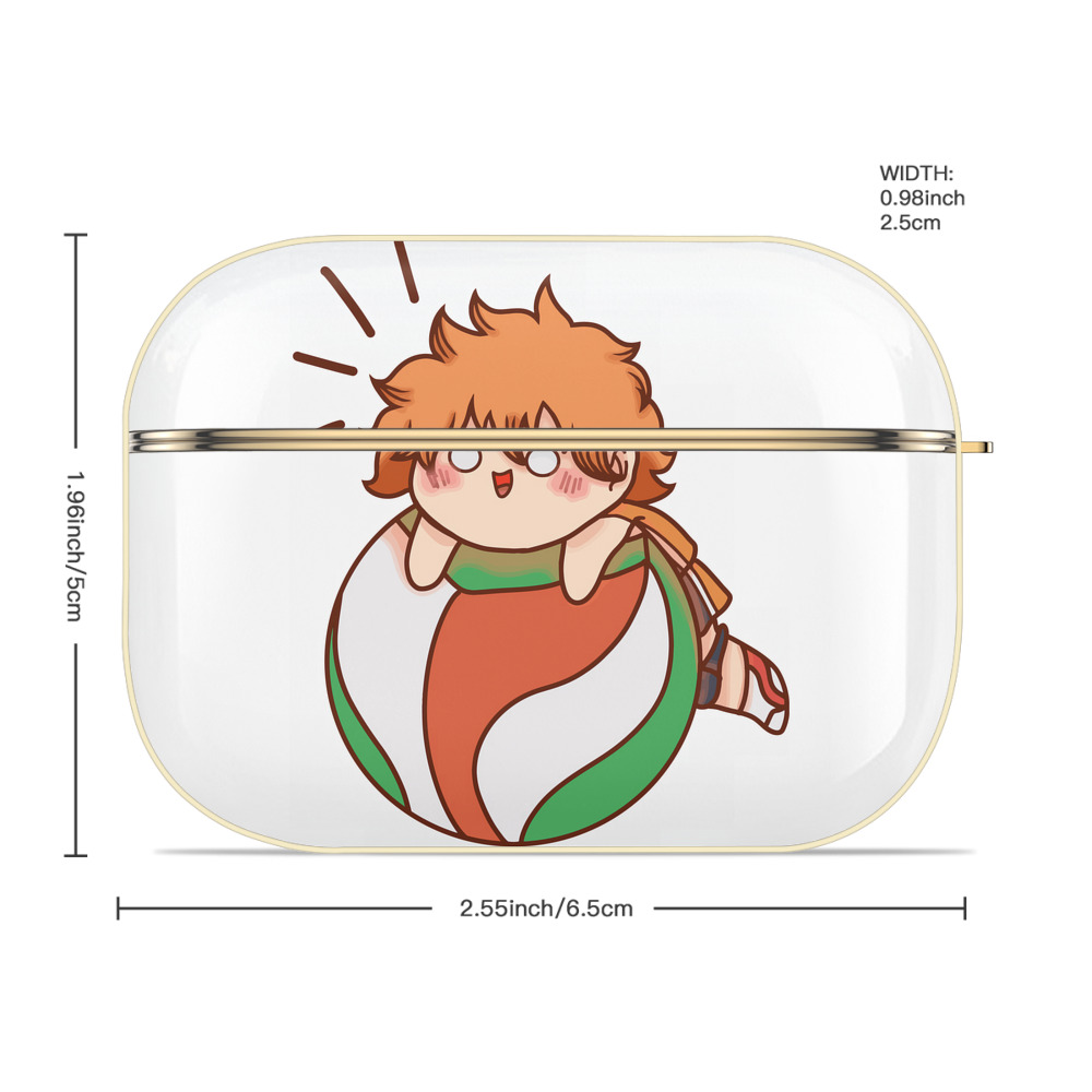 ハイキュー!! Haikyu!! 【AirPods Pro用】ハードシェル保護ケース｜耐衝撃・防指紋・カラビナ付き商品仕様
