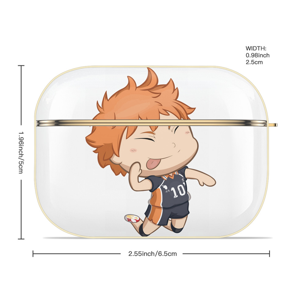 ハイキュー!! Haikyu!! 【AirPods Pro用】ハードシェル保護ケース｜耐衝撃・防指紋・カラビナ付き商品仕様