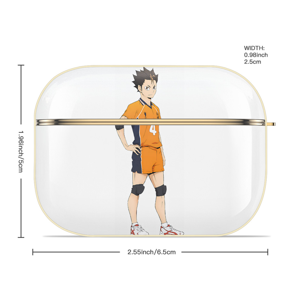 ハイキュー!! Haikyu!! 【AirPods Pro用】ハードシェル保護ケース｜耐衝撃・防指紋・カラビナ付き商品仕様