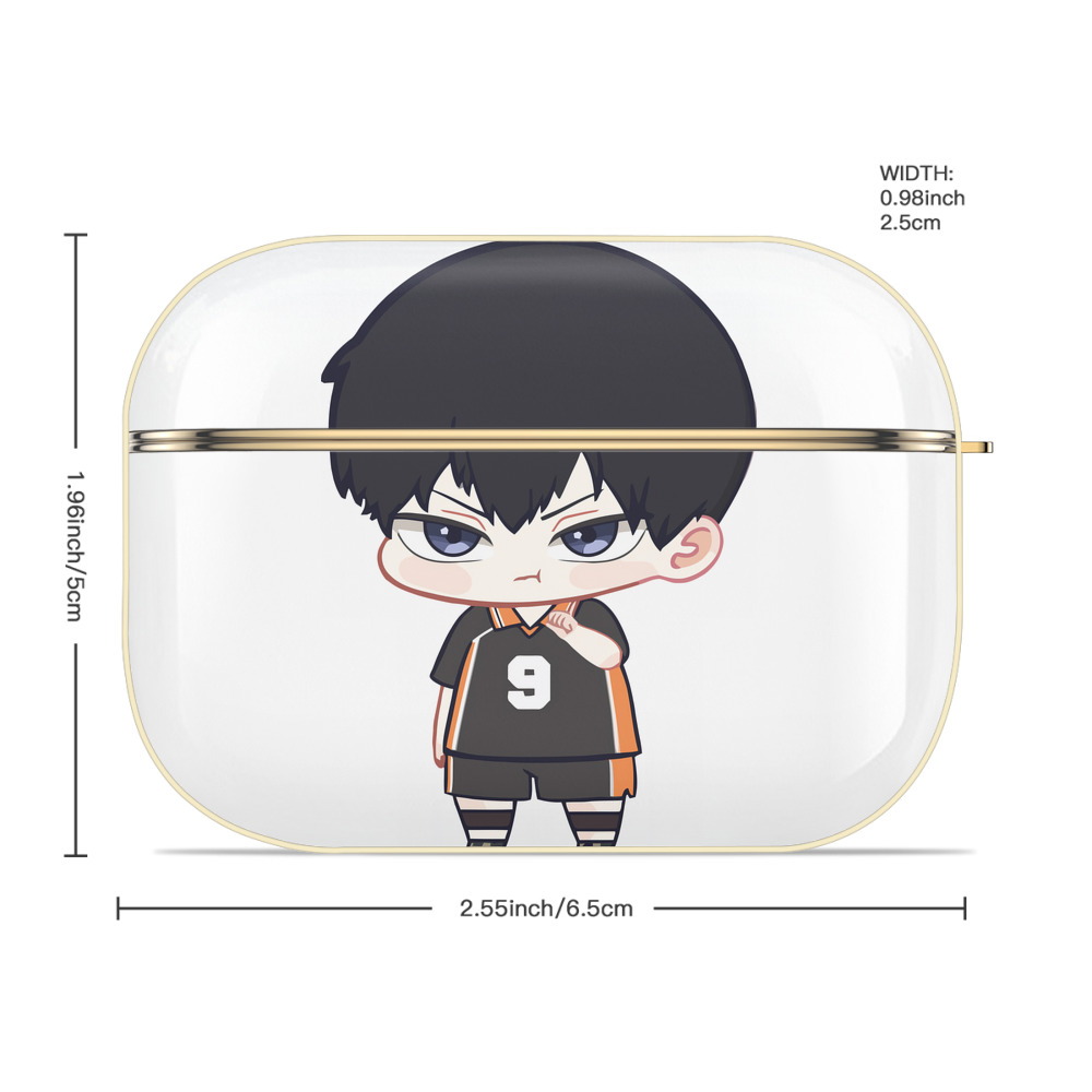 ハイキュー!! Haikyu!! 【AirPods Pro用】ハードシェル保護ケース｜耐衝撃・防指紋・カラビナ付き商品仕様