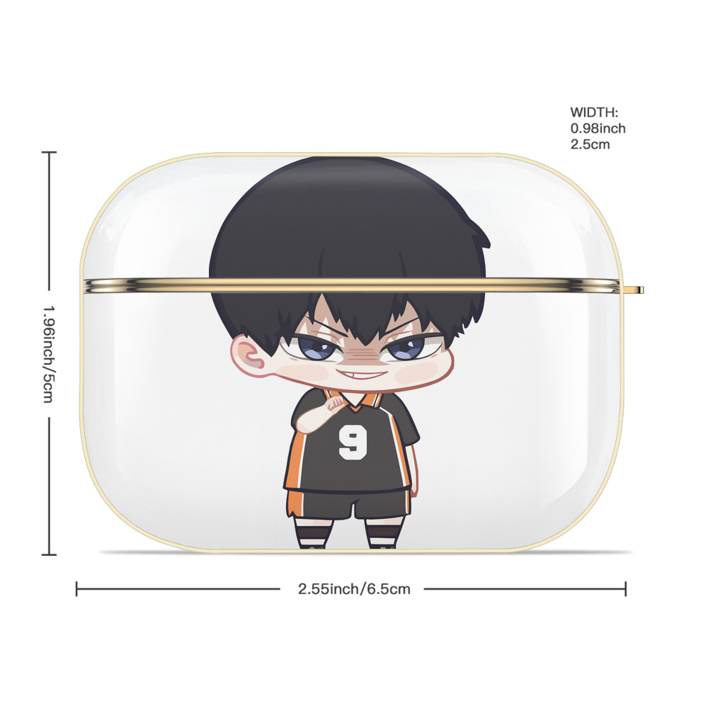 ハイキュー!! Haikyu!! 【AirPods Pro用】ハードシェル保護ケース｜耐衝撃・防指紋・カラビナ付き商品仕様