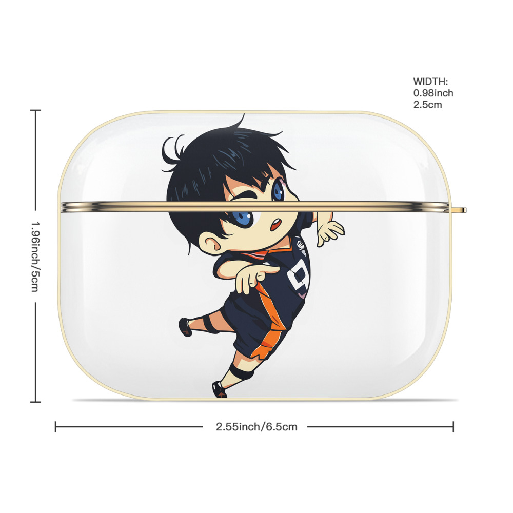 ハイキュー!! Haikyu!! 【AirPods Pro用】ハードシェル保護ケース｜耐衝撃・防指紋・カラビナ付き商品仕様