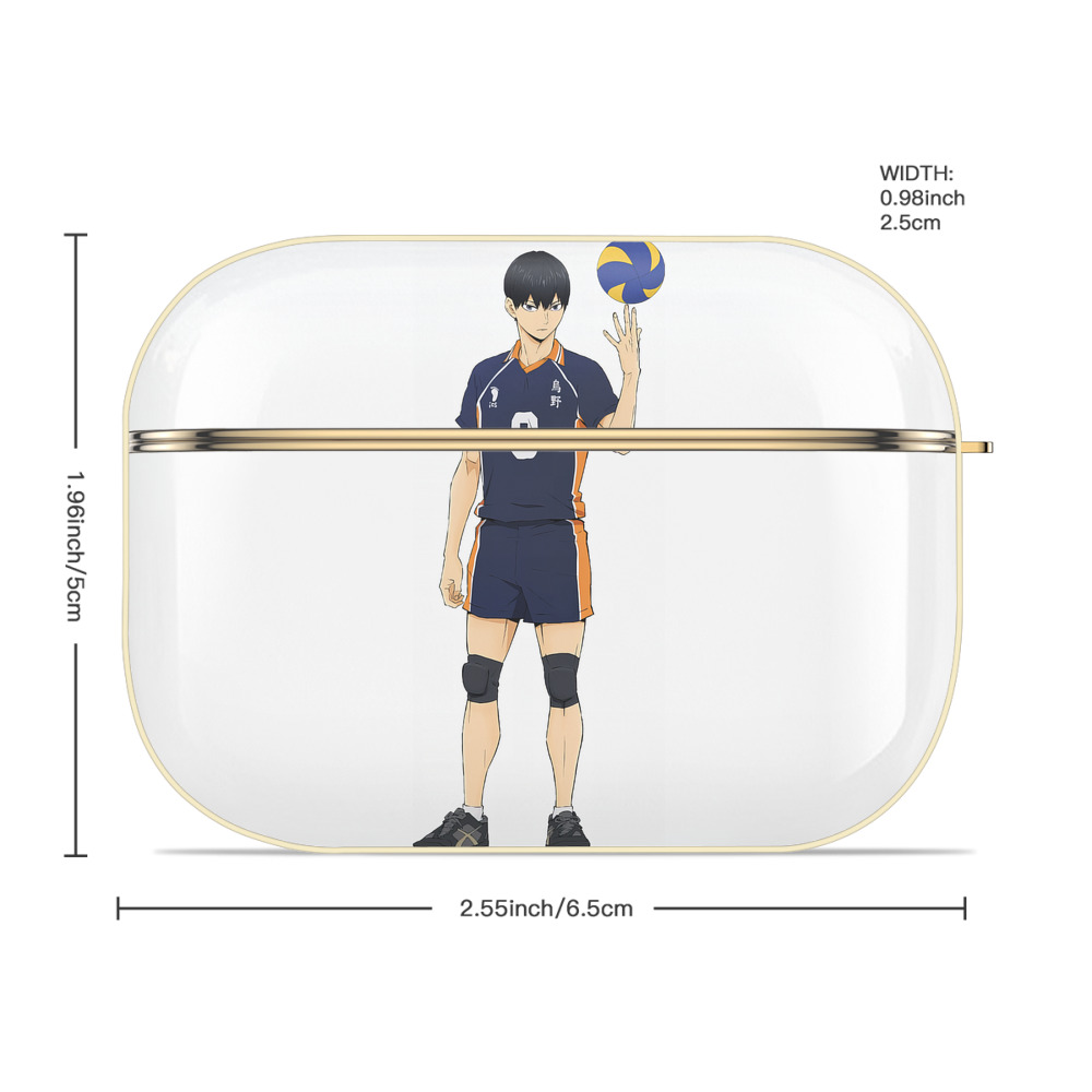 ハイキュー!! Haikyu!! 【AirPods Pro用】ハードシェル保護ケース｜耐衝撃・防指紋・カラビナ付き商品仕様
