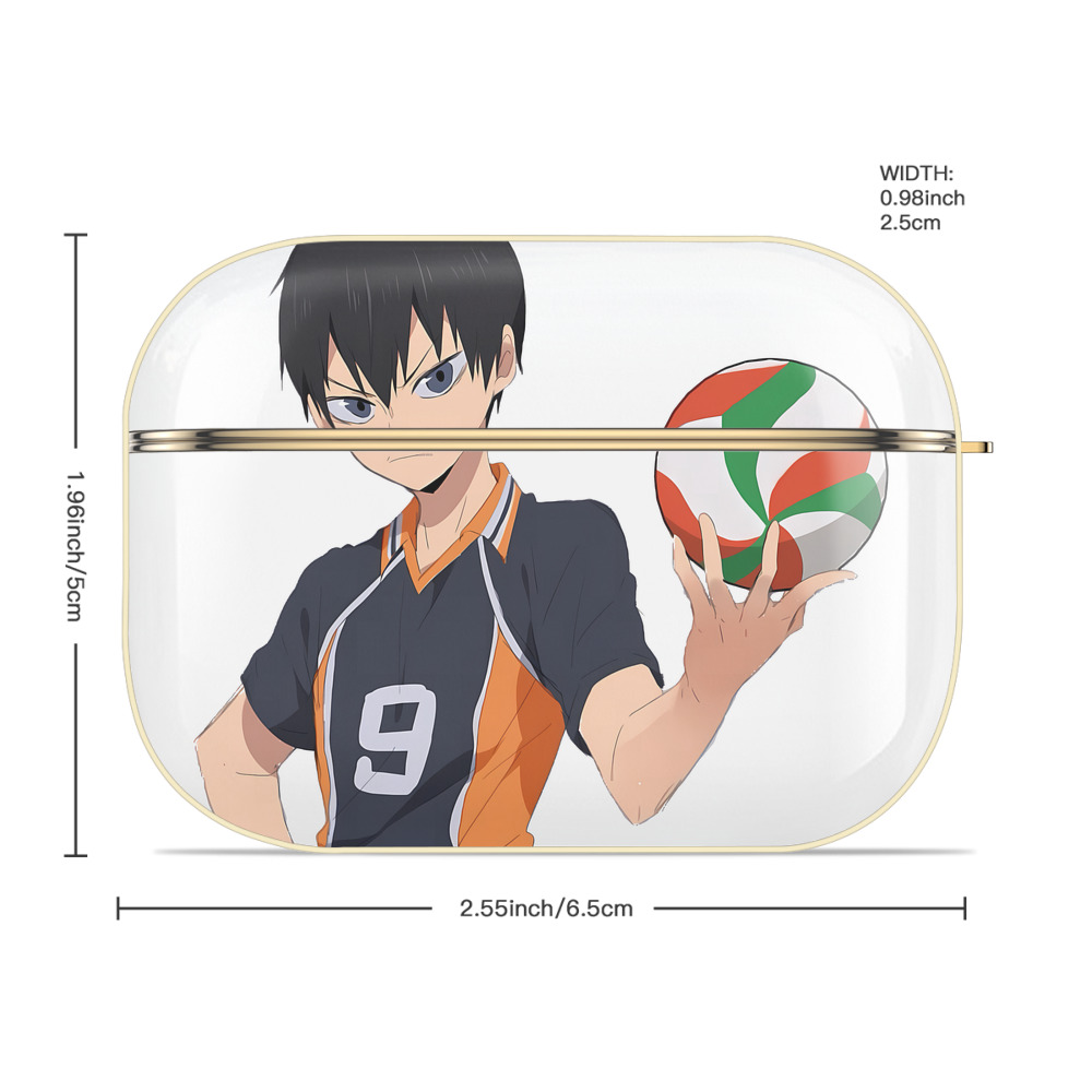 ハイキュー!! Haikyu!! 【AirPods Pro用】ハードシェル保護ケース｜耐衝撃・防指紋・カラビナ付き商品仕様