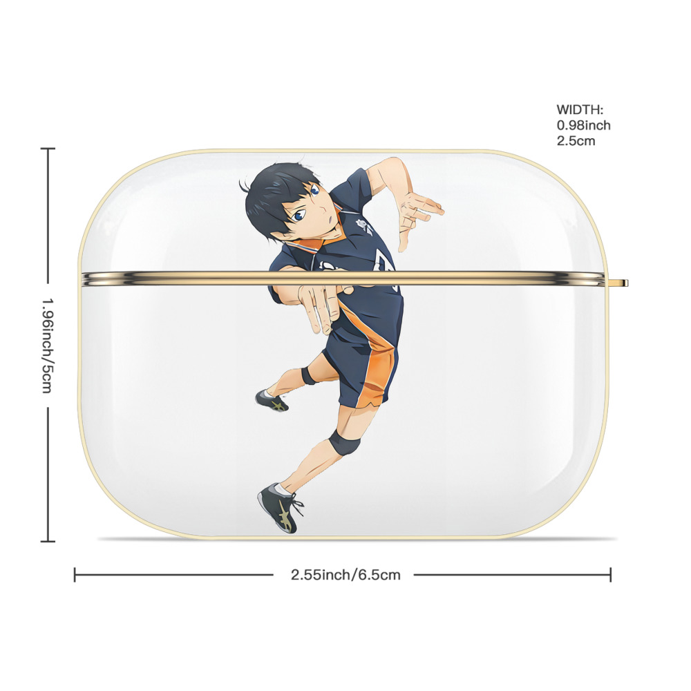 ハイキュー!! Haikyu!! 【AirPods Pro用】ハードシェル保護ケース｜耐衝撃・防指紋・カラビナ付き商品仕様