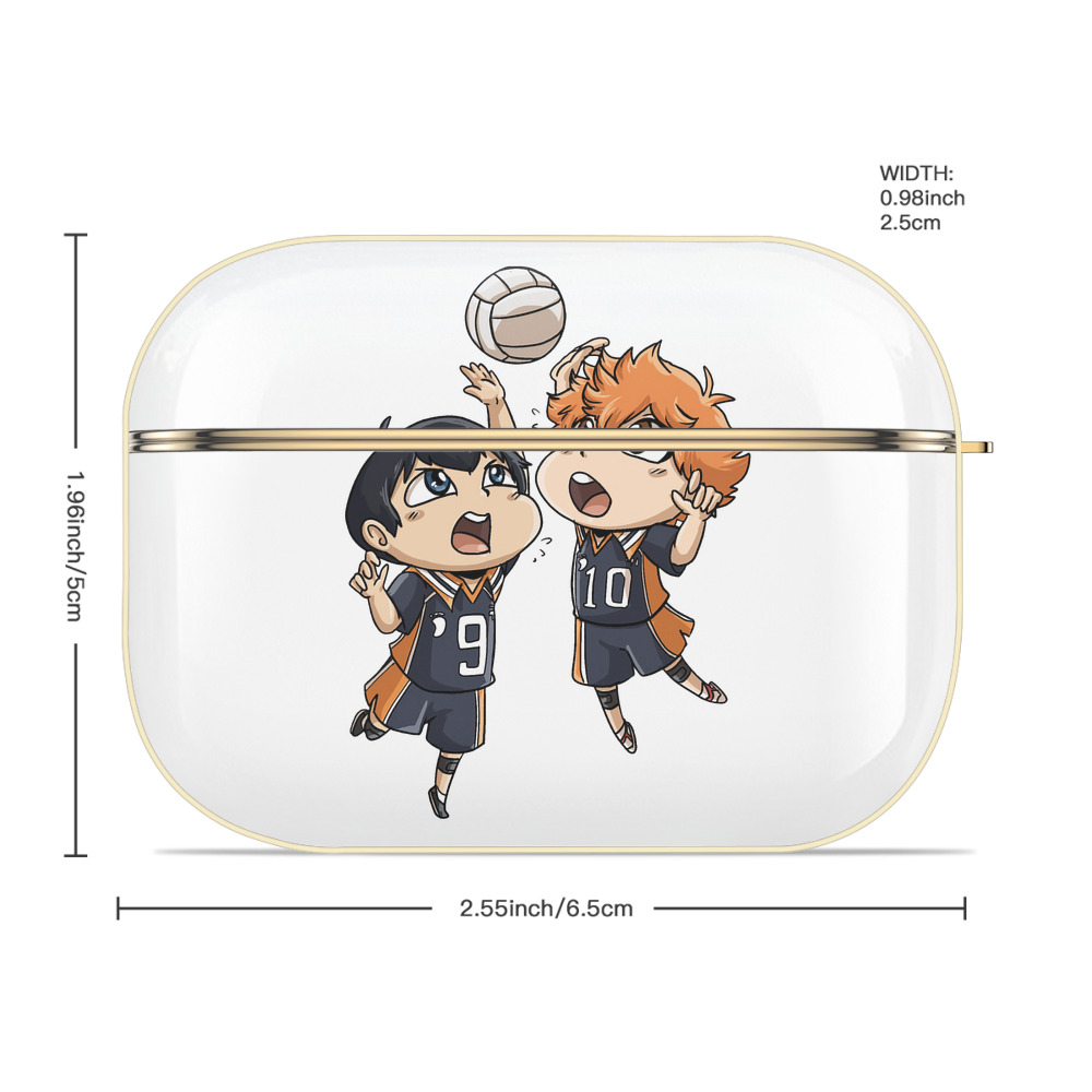 ハイキュー!! Haikyu!! 【AirPods Pro用】ハードシェル保護ケース｜耐衝撃・防指紋・カラビナ付き商品仕様