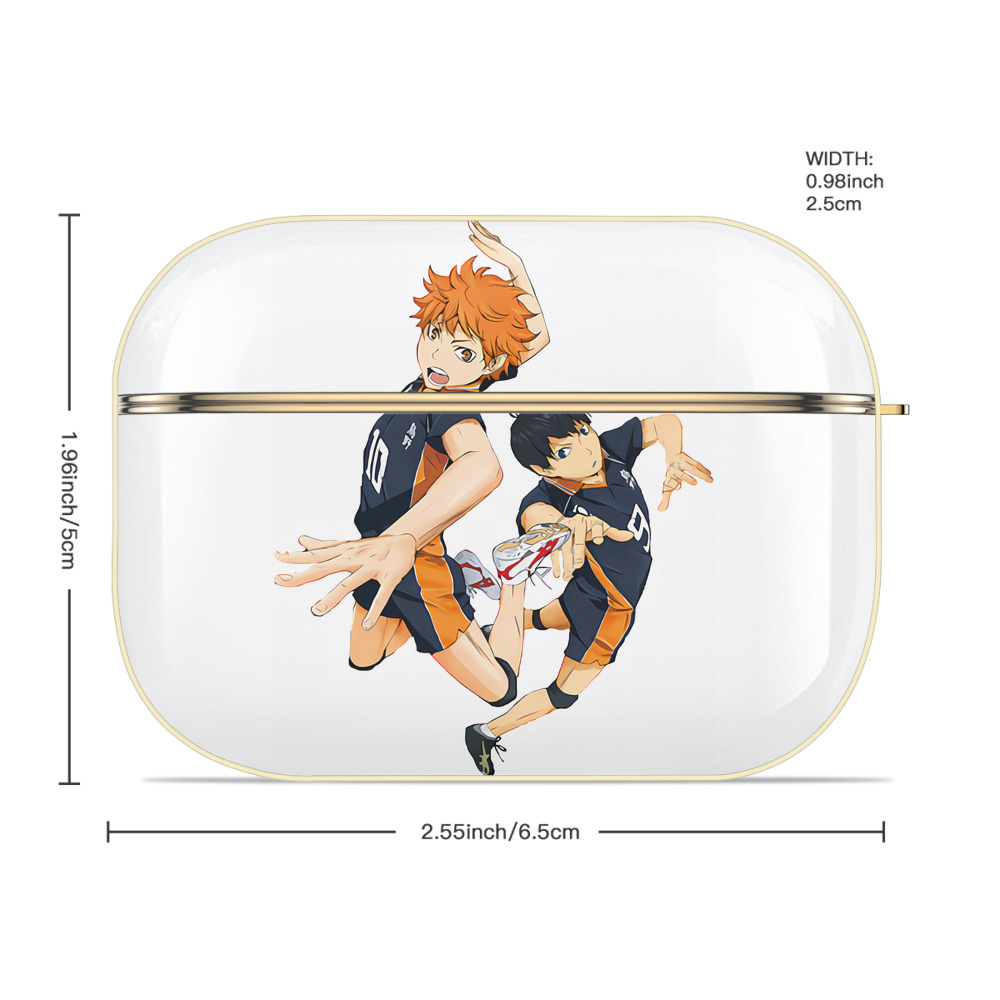 ハイキュー!! Haikyu!! 【AirPods Pro用】ハードシェル保護ケース｜耐衝撃・防指紋・カラビナ付き商品仕様
