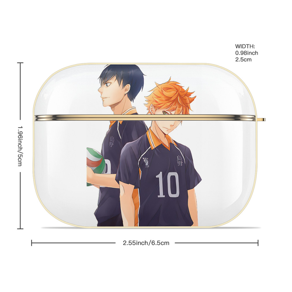 ハイキュー!! Haikyu!! 【AirPods Pro用】ハードシェル保護ケース｜耐衝撃・防指紋・カラビナ付き商品仕様
