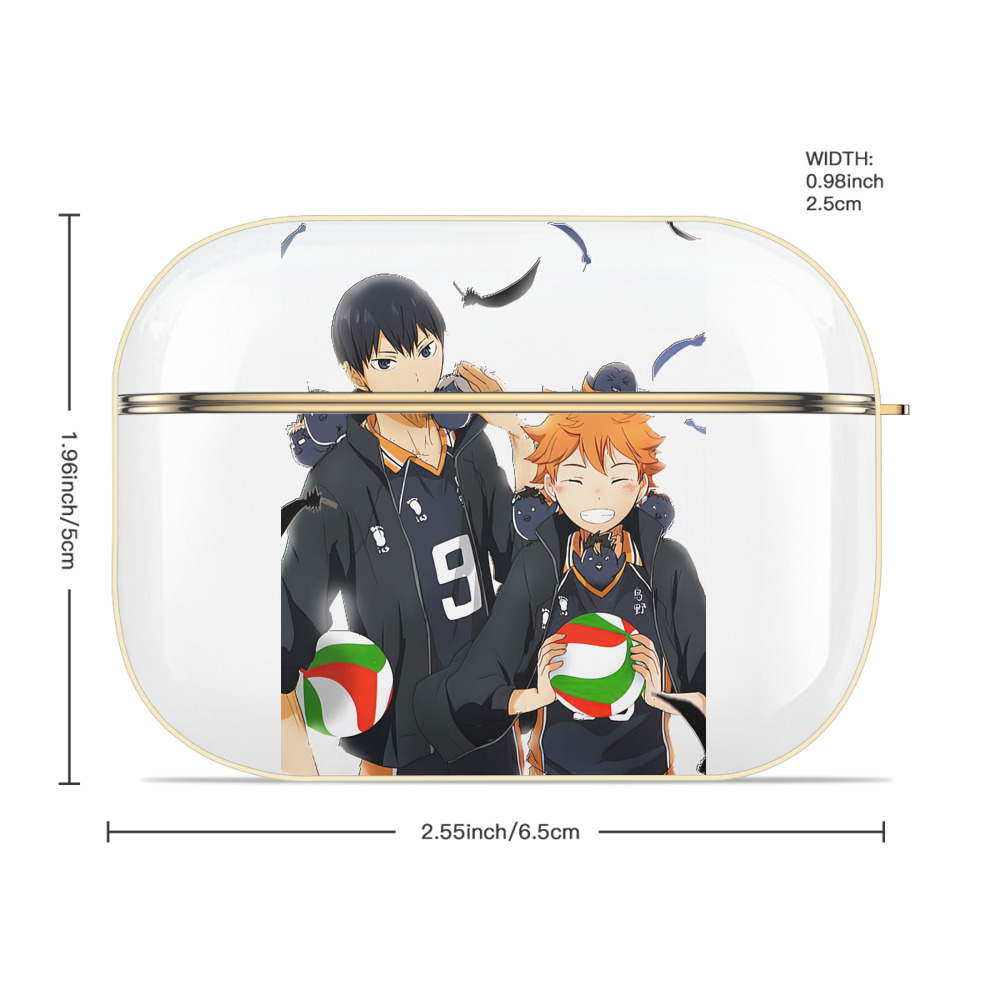 ハイキュー!! Haikyu!! 【AirPods Pro用】ハードシェル保護ケース｜耐衝撃・防指紋・カラビナ付き商品仕様