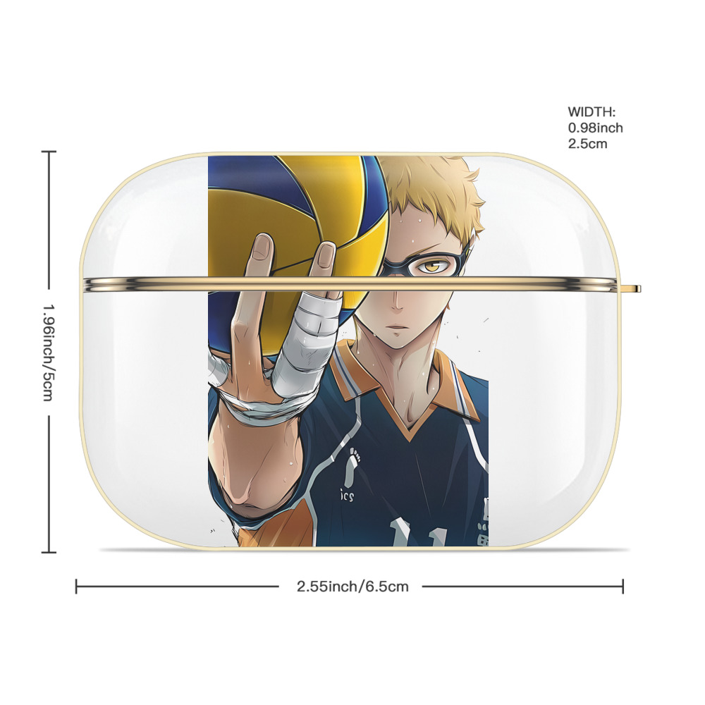 ハイキュー!! Haikyu!! 【AirPods Pro用】ハードシェル保護ケース｜耐衝撃・防指紋・カラビナ付き商品仕様