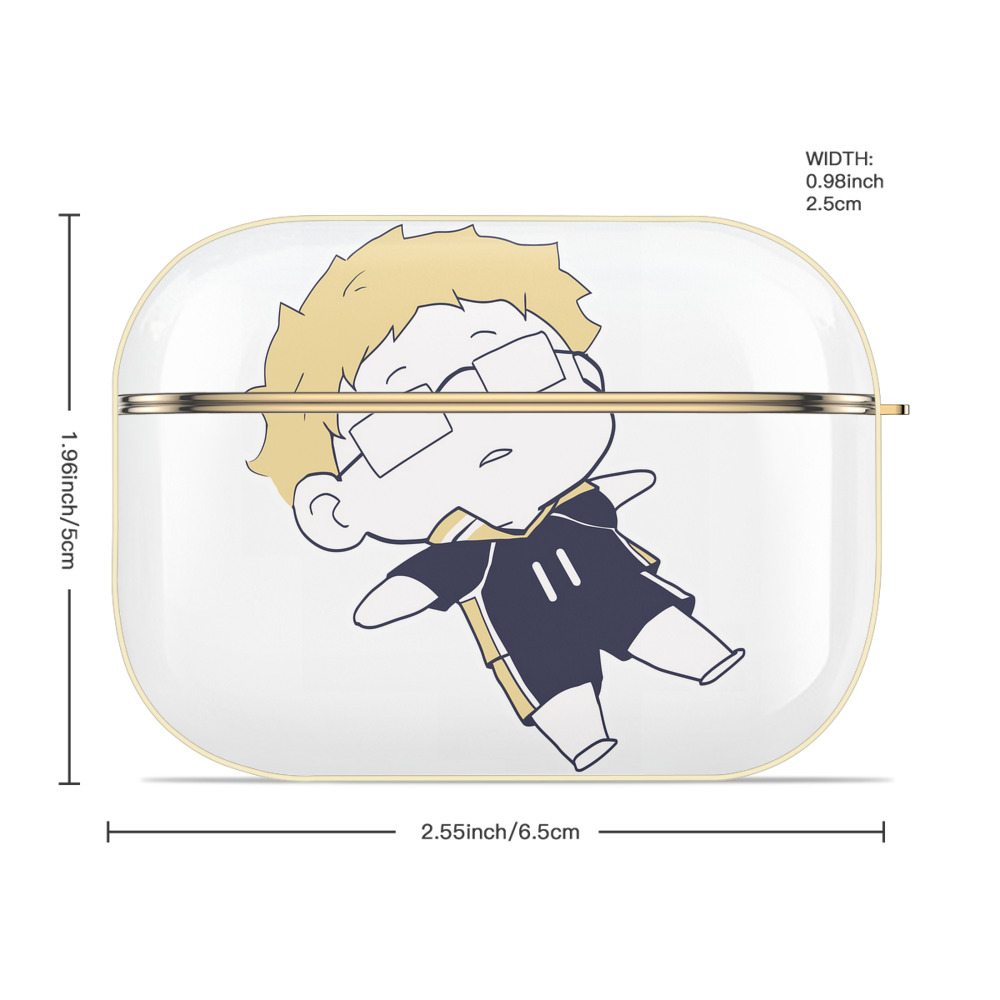 ハイキュー!! Haikyu!! 【AirPods Pro用】ハードシェル保護ケース｜耐衝撃・防指紋・カラビナ付き商品仕様