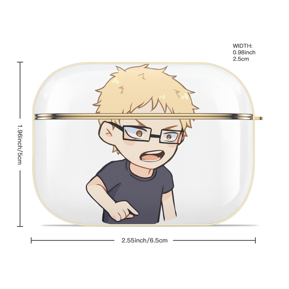 ハイキュー!! Haikyu!! 【AirPods Pro用】ハードシェル保護ケース｜耐衝撃・防指紋・カラビナ付き商品仕様