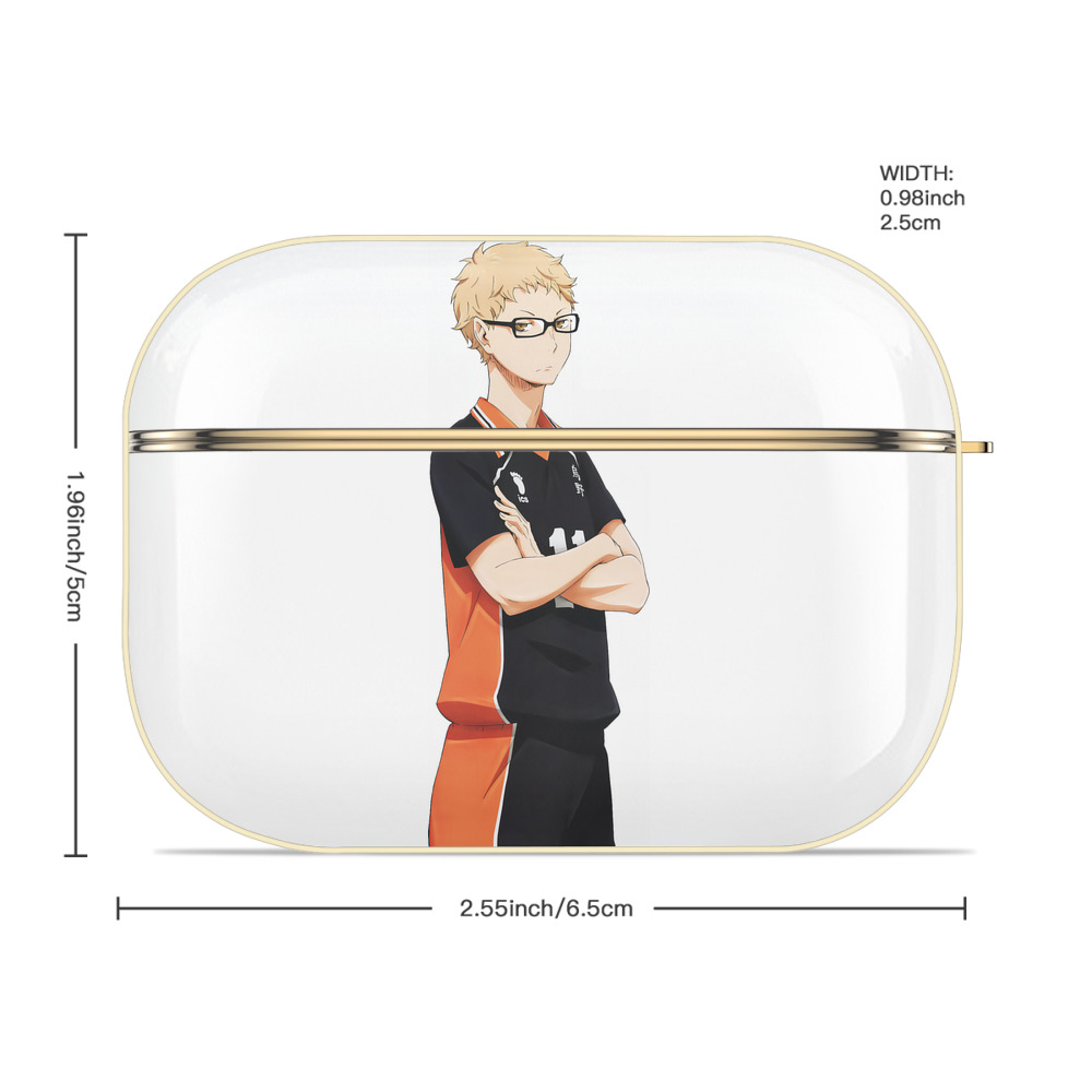ハイキュー!! Haikyu!! 【AirPods Pro用】ハードシェル保護ケース｜耐衝撃・防指紋・カラビナ付き商品仕様