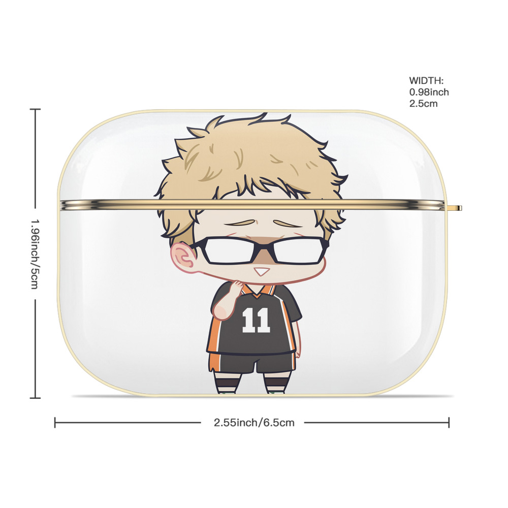 ハイキュー!! Haikyu!! 【AirPods Pro用】ハードシェル保護ケース｜耐衝撃・防指紋・カラビナ付き商品仕様