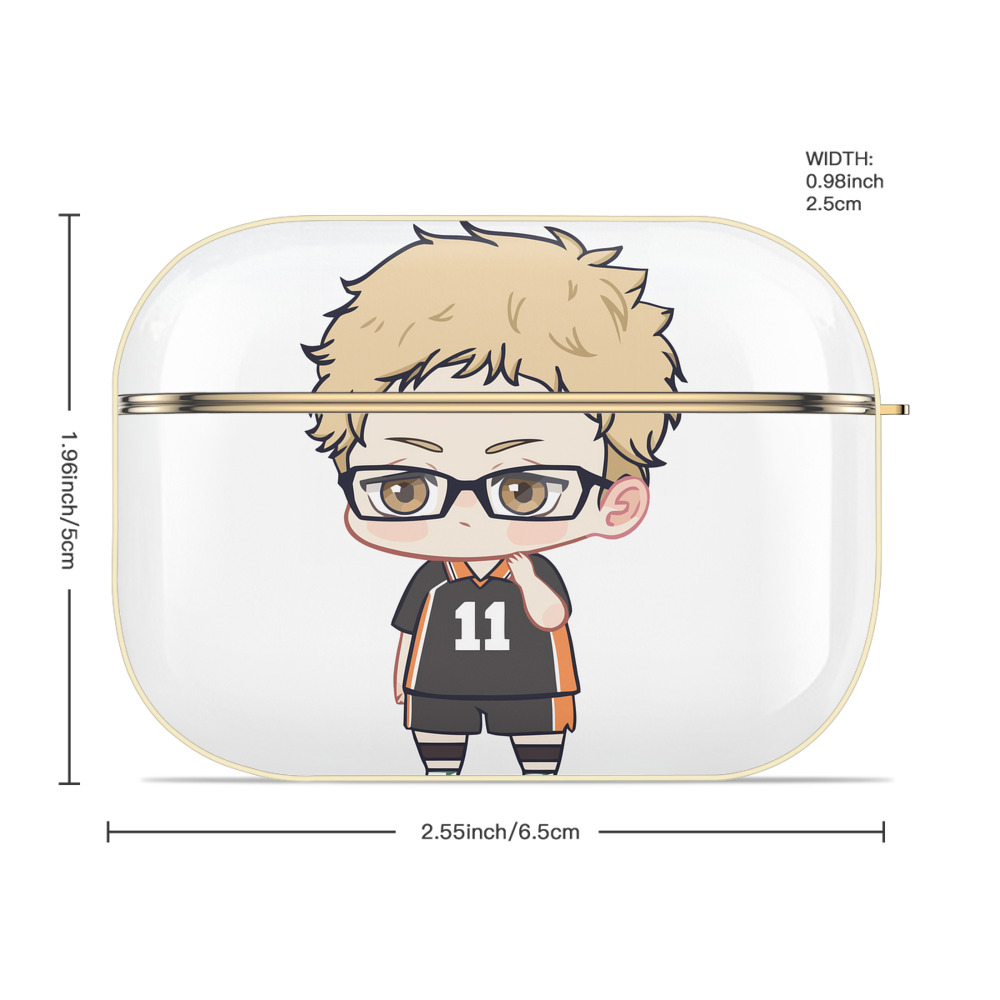 ハイキュー!! Haikyu!! 【AirPods Pro用】ハードシェル保護ケース｜耐衝撃・防指紋・カラビナ付き商品仕様