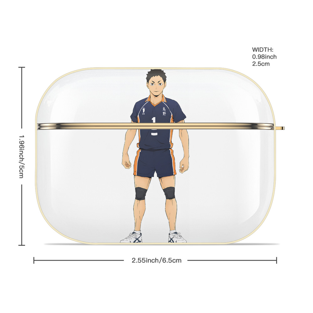 ハイキュー!! Haikyu!! 【AirPods Pro用】ハードシェル保護ケース｜耐衝撃・防指紋・カラビナ付き商品仕様