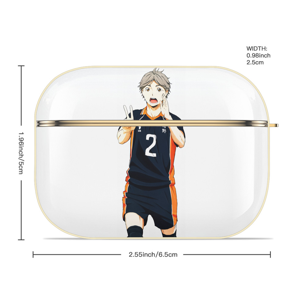 ハイキュー!! Haikyu!! 【AirPods Pro用】ハードシェル保護ケース｜耐衝撃・防指紋・カラビナ付き商品仕様