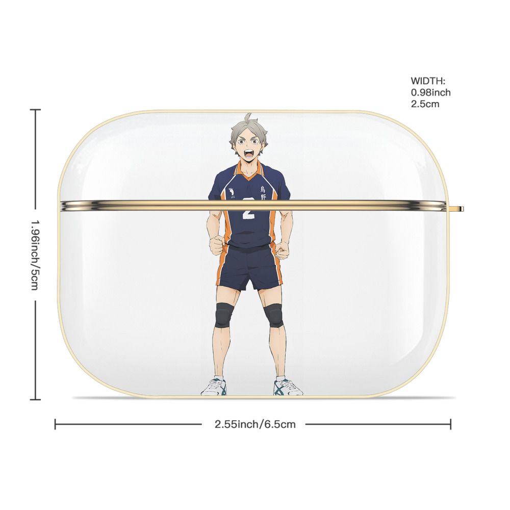 ハイキュー!! Haikyu!! 【AirPods Pro用】ハードシェル保護ケース｜耐衝撃・防指紋・カラビナ付き商品仕様