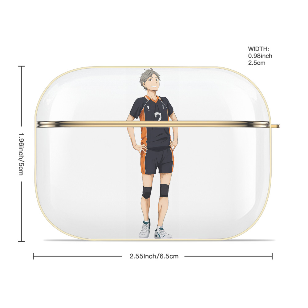 ハイキュー!! Haikyu!! 【AirPods Pro用】ハードシェル保護ケース｜耐衝撃・防指紋・カラビナ付き商品仕様
