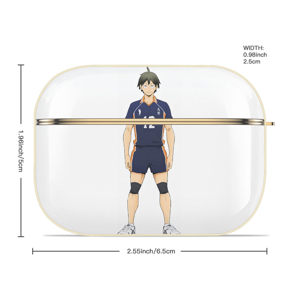 ハイキュー!! Haikyu!! 【AirPods Pro用】ハードシェル保護ケース｜耐衝撃・防指紋・カラビナ付き商品仕様