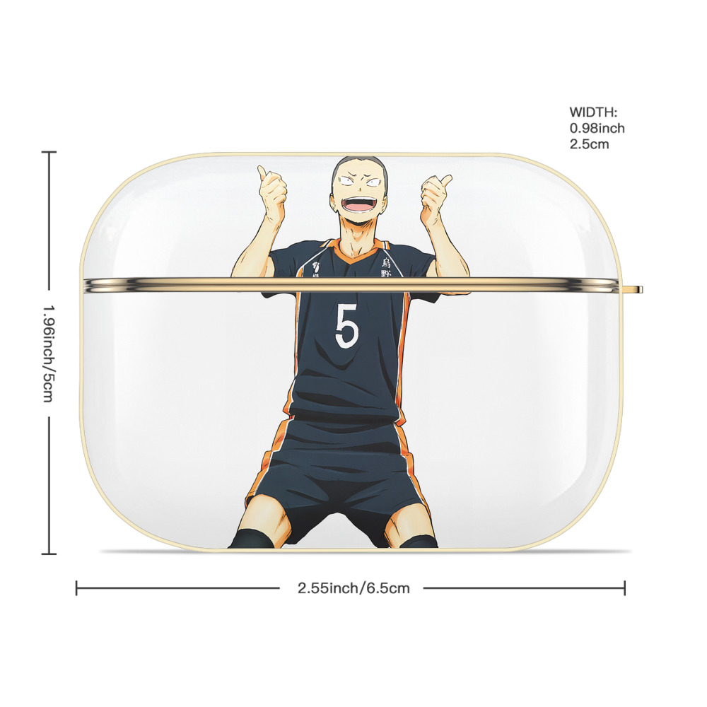 ハイキュー!! Haikyu!! 【AirPods Pro用】ハードシェル保護ケース｜耐衝撃・防指紋・カラビナ付き商品仕様