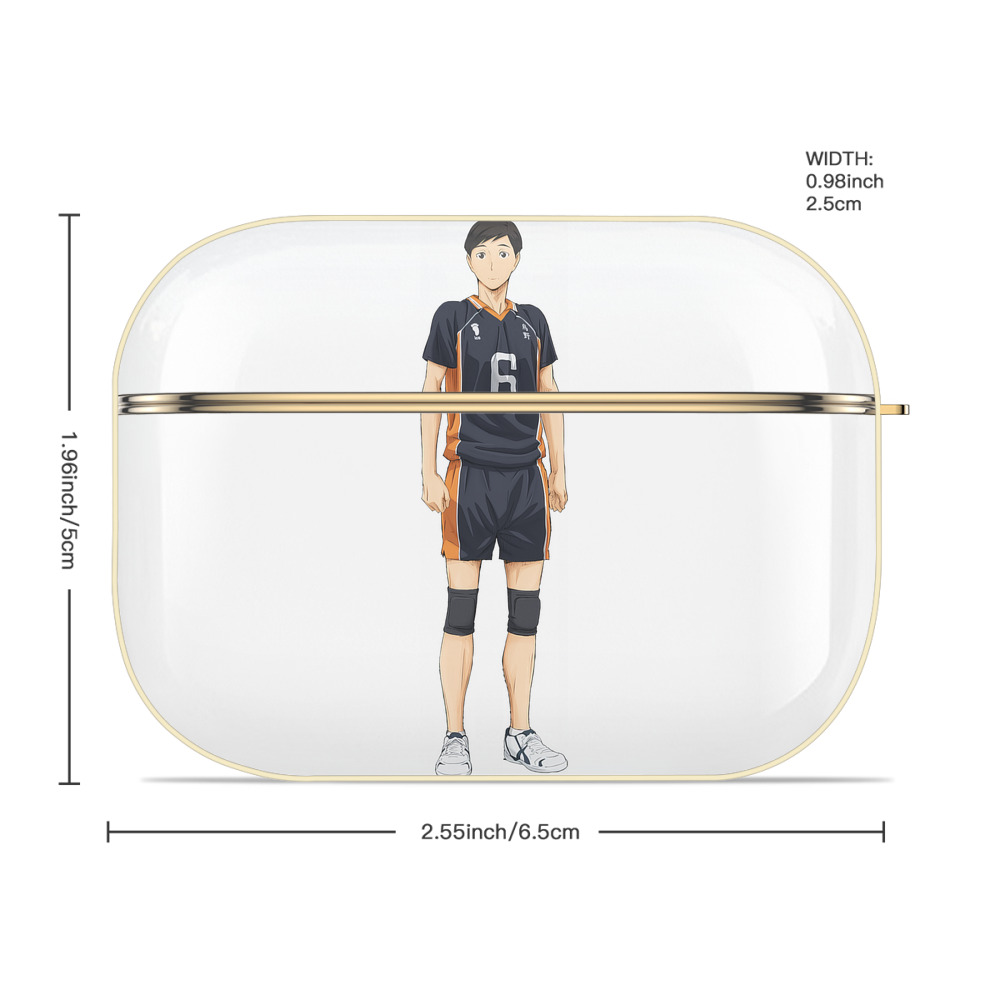 ハイキュー!! Haikyu!! 【AirPods Pro用】ハードシェル保護ケース｜耐衝撃・防指紋・カラビナ付き商品仕様