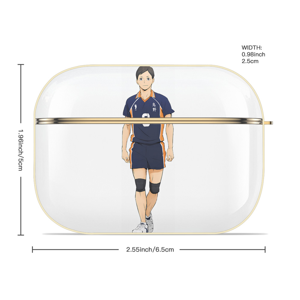 ハイキュー!! Haikyu!! 【AirPods Pro用】ハードシェル保護ケース｜耐衝撃・防指紋・カラビナ付き商品仕様