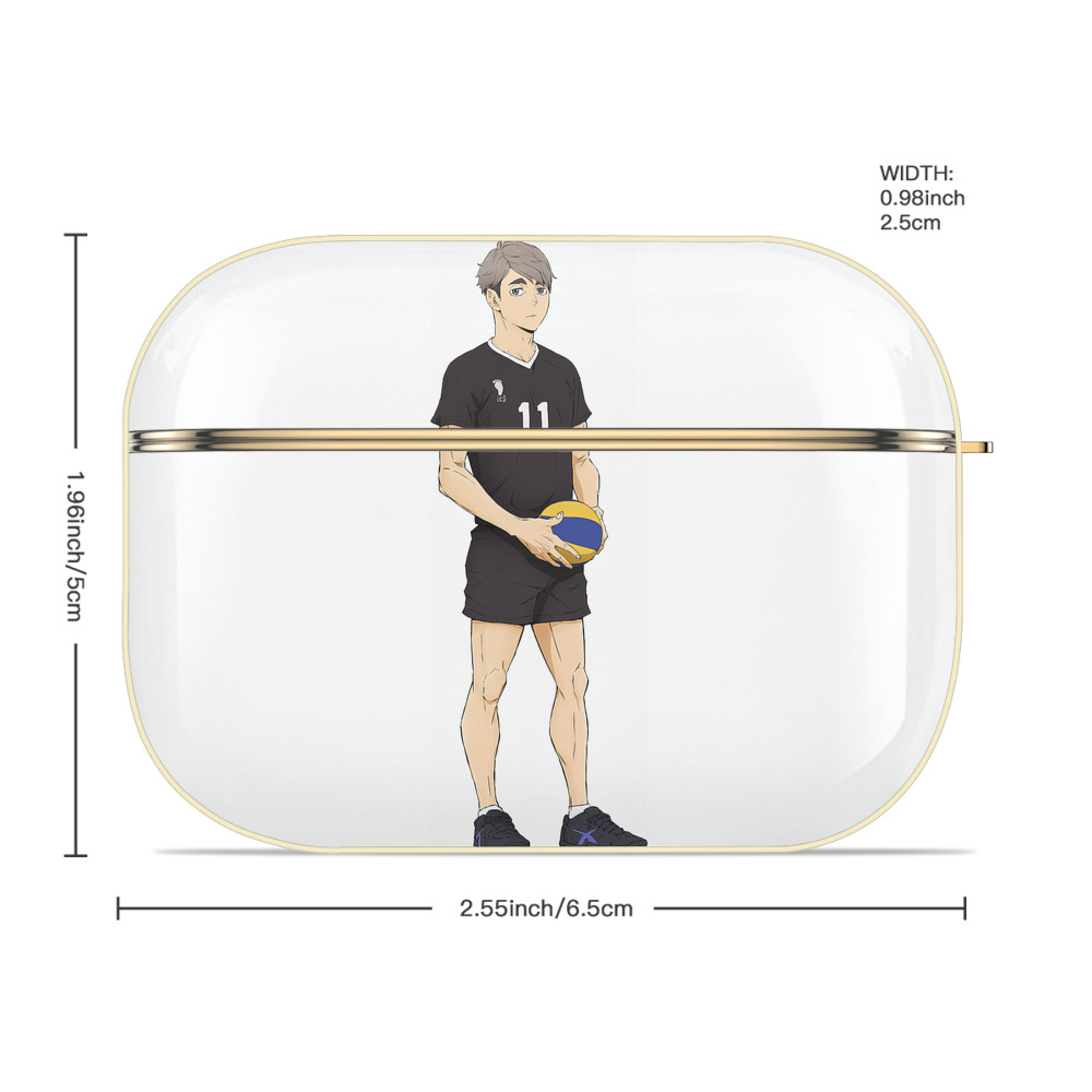 ハイキュー!! Haikyu!! 【AirPods Pro用】ハードシェル保護ケース｜耐衝撃・防指紋・カラビナ付き商品仕様