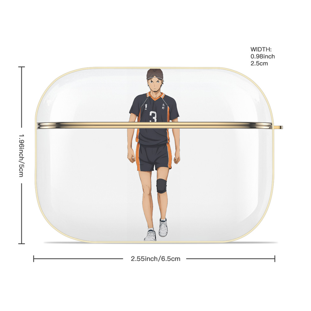 ハイキュー!! Haikyu!! 【AirPods Pro用】ハードシェル保護ケース｜耐衝撃・防指紋・カラビナ付き商品仕様