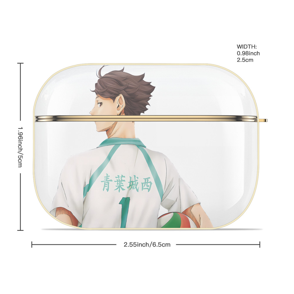 ハイキュー!! Haikyu!! 【AirPods Pro用】ハードシェル保護ケース｜耐衝撃・防指紋・カラビナ付き商品仕様