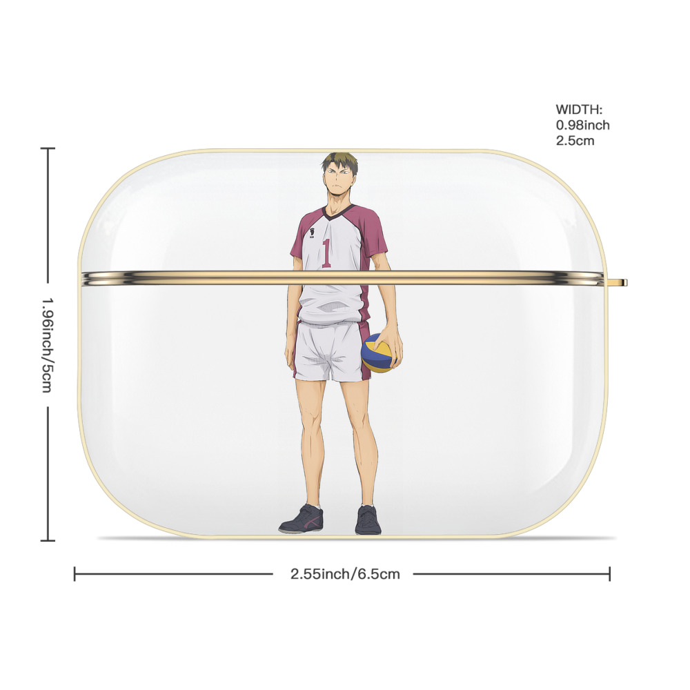 ハイキュー!! Haikyu!! 【AirPods Pro用】ハードシェル保護ケース｜耐衝撃・防指紋・カラビナ付き商品仕様