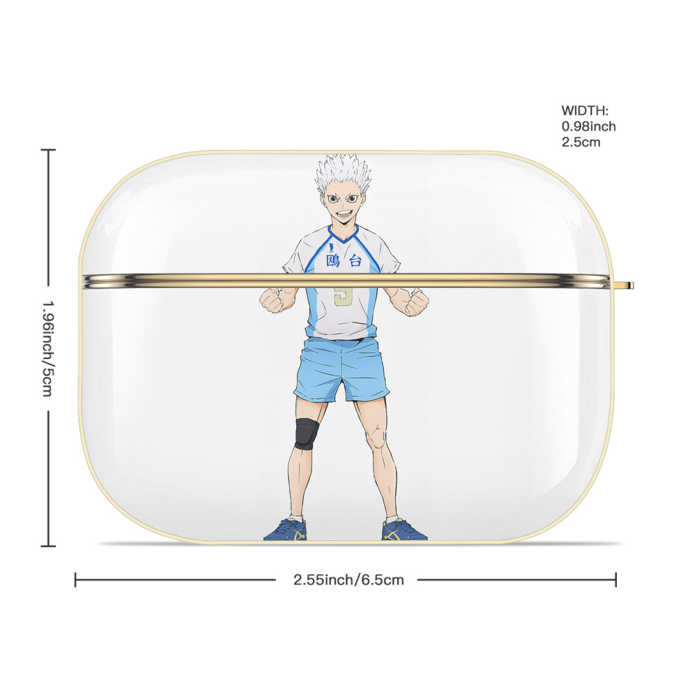 ハイキュー!! Haikyu!! 【AirPods Pro用】ハードシェル保護ケース｜耐衝撃・防指紋・カラビナ付き商品仕様