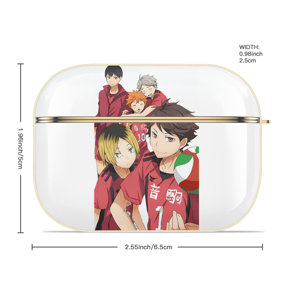 ハイキュー!! Haikyu!! 【AirPods Pro用】ハードシェル保護ケース｜耐衝撃・防指紋・カラビナ付き商品仕様